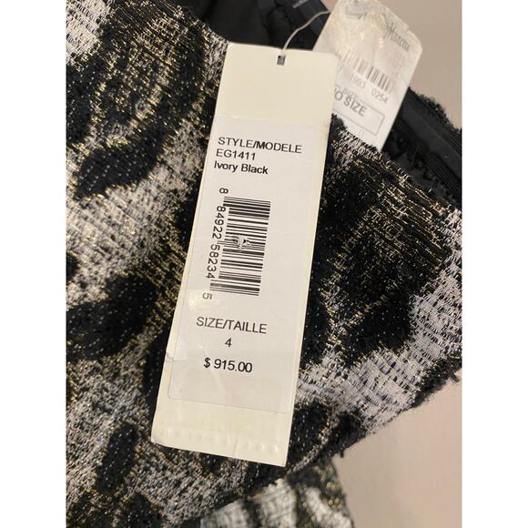 Brand New Badgley Mischka Dress Womens Size 4 animal Leapard print dress - Picture 6 of 10